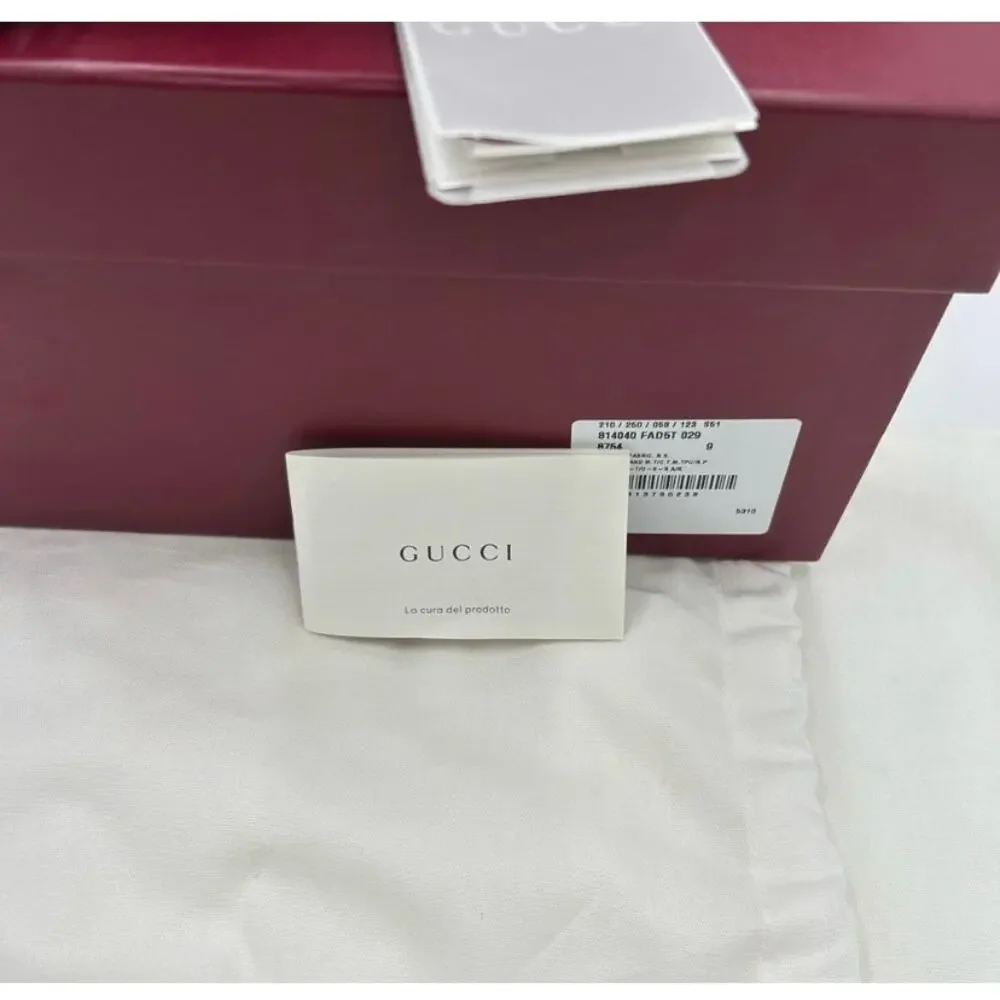 Men's Gucci 2.0 sneakers in white/gray/burgundy size 9 made in Italy